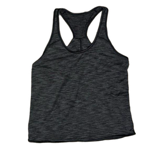 Lululemon Women’s | Racerback Twist Back Black Grey Tank |  Size 6 | Hi lo
